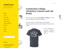 Tablet Screenshot of ccchemteach.com